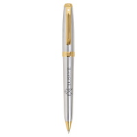 Sheaffer PRELUDE Brushed Chrome Gold Kugelschreiber BC1530